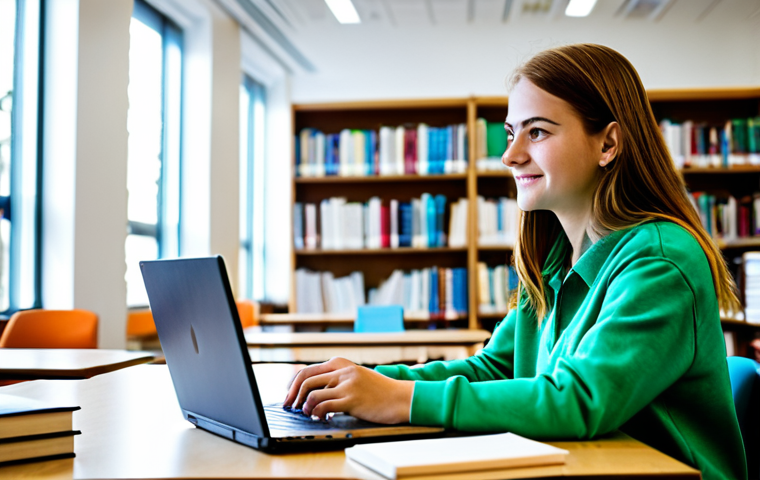 Study Session**
"A student in a brightly lit, modern library, fully clothed, studying with textbooks and a laptop. The scene should include notes scattered around and a cup of coffee nearby. Focus on creating a positive and productive atmosphere. The student is wearing casual, appropriate attire. Safe for work, professional, perfect anatomy, natural proportions, appropriate content."
**