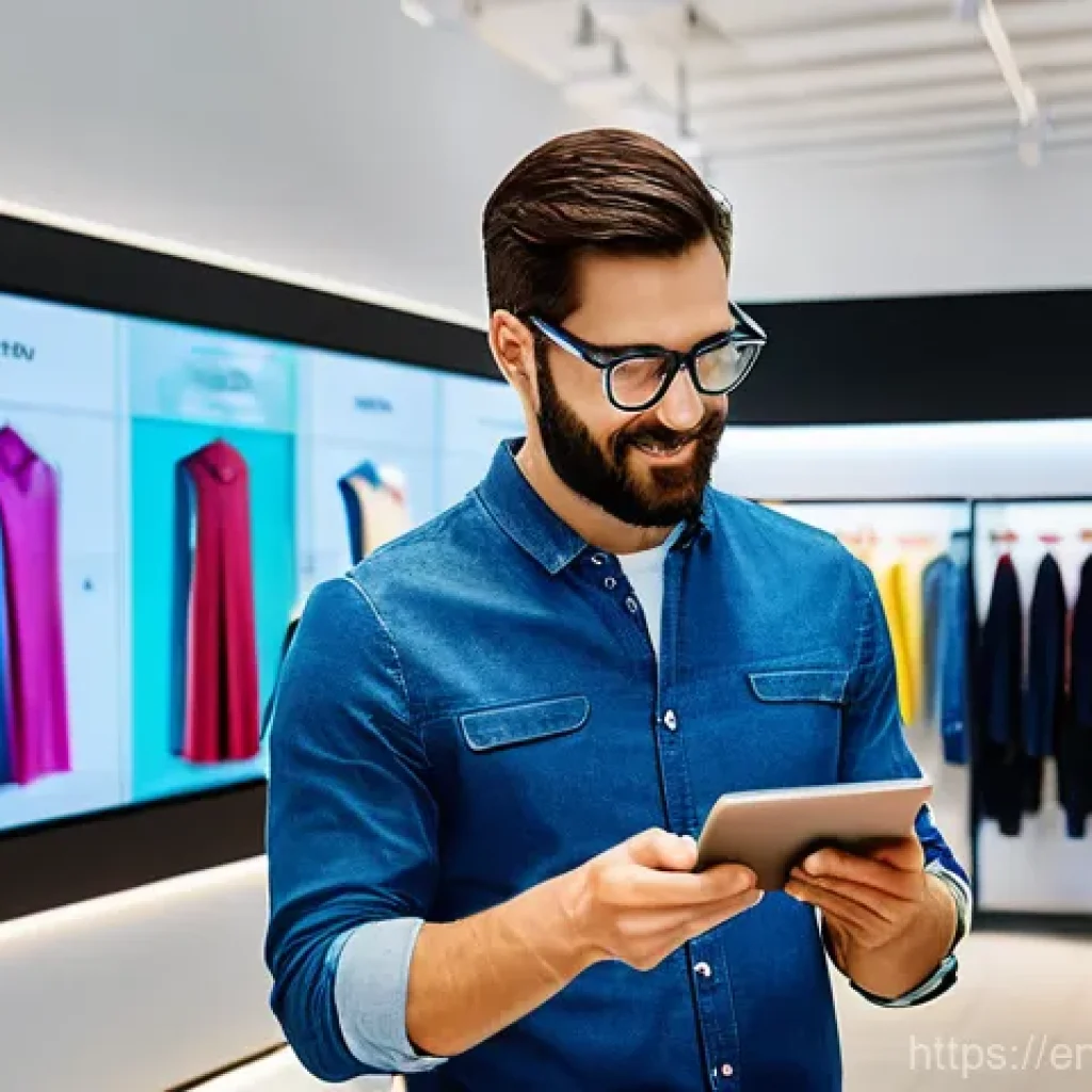 쇼핑매니저가 되기 위한 필수 스킬 - **Prompt 1: Embracing the Digital Frontier: Mastering E-commerce and Omnichannel**
    "A vibrant an...